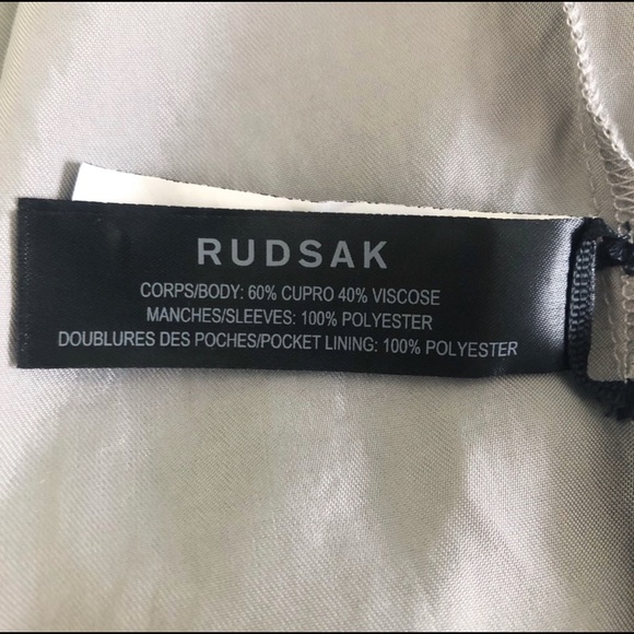 Rudsak Scarlet Cowl Neck Dress Grey, NWT - Picture 14 of 16